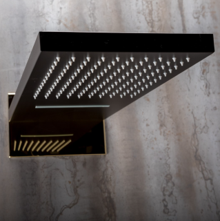 Душевая система Boheme Fusion 130-BCR чёрный/хром